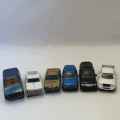 Lot of 6 model toy cars die-cast