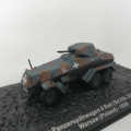 1939 Poland Warsaw Schwerer Panzerspahwagen 6 Rad combat tank die-cast model - 4th Panzer division