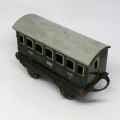 Vintage O-Gauge tinplate passenger coach #2454 - made in US Zone Germany