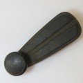 Vintage window winder leather clad - Will work for many old models - Belonged to VW owner