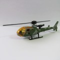 Majorette #371 Gazelle Italian military helicopter model