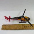 Majorette Gazelle model helicopter - Channel 505 - #371 - Scale 1/70