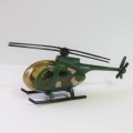 Die-cast Army camo helicopter