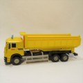 Die-cast and plastic construction truck