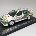 Skoda Octavia WRC die-cast rally model car - 2003 Monte Carlo Rallye - scale 1/43