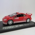 Peugeot 307 WRC die-cast rally model car - 2004 Monte Carlo rally - Scale 1/43