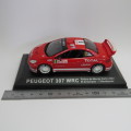 Peugeot 307 WRC die-cast rally model car - 2004 Monte Carlo rally - Scale 1/43