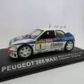 Peugeot 306 Maxi die-cast rally model car - 1996 Rallye de Monte Carlo - Scale 1/43
