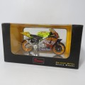 Saico 2003 Honda RCV211 Repsol MotoGP die-cast motorcycle - #46 Valentino Rossi - Scale 1/18 in box