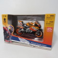 Maisto 2007 Honda RC212V Repsol MotoGP die-cast motorcycle - #1 Nicky Hayden - Scale 1/18 in box