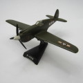 USAF Curtiss P-40B Warhawk die-cast model plane - scale 1/90