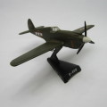 USAF Curtiss P-40B Warhawk die-cast model plane - scale 1/90