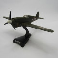 USAF Curtiss P-40B Warhawk die-cast model plane - scale 1/90