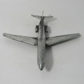Meccano # 60F Dinky Toys Super Toys Caravelle ST 210 Die-cast plane - unpainted - wheels missing