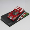 Ferrari 512 M racing model car - #22 - 300km Imola 1971 - scale 1/43 - case cracked
