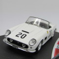 Ferrari 250 California racing model car - #20 - 24h Spa 1960 - scale 1/43