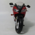 NewRay Yamaha YZF-R1 model motorcycle - scale 1/12 - missing indicator, exhaust coating is coming of
