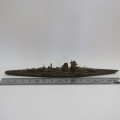 Vintage brass ship model - Marked A.M. 6R/10