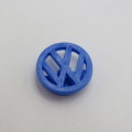 Volkswagen plastic button hole badge - Vintage