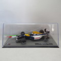 Formula  Williams FW14B - 1992 model car - #5 Nigel Mansell - Scale 1/43 - Case damaged