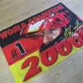 2000 F1 World Champion Michael Schumacher flag - Size 98 x 141 cm