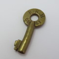Rhodesia Railways Mashonaland #5561 Chubb London brass padlock key