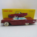 Dinky Toys #555 Ford Thunderbird cabriolet model car in box - DeAgostini