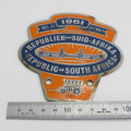1961 Republic of South Africa metal car badge