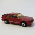 1982 Matchbox Audi Quattro toy car - scale 1/58
