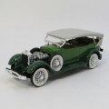 Rio 1928 Lincoln Sport Phaeton model car in case - damaged - missing hood - scale 1/43