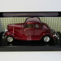 Motor Max 1934 Ford Coupe model car in box - scale 1/24