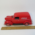 1940 Coca-Cola delivery panel van model car in box - Scale 1/18