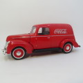 1940 Coca-Cola delivery panel van model car in box - Scale 1/18