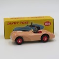 Dinky Toys #104 Aston Martin DB3S die-cast car - Mint boxed - DeAgostini