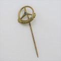 8kt Gold Mercedes-Benz 1000000 Km stick pin - Weighs 1,8 grams