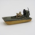 Matchbox Superfast No.30 Swamp rat military boat - Front cracked