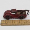 Antique Arcade die-cast tow truck toy car