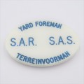 SAR-SAS Railway Yard Foreman breast badge