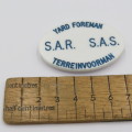 SAR-SAS Railway Yard Foreman breast badge