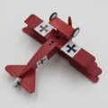 German Fokker Dr.1 die-cast model plane - Scale 1/63