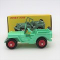 Dinky Toys #25J Jeep model car - Mint boxed - DeAgostini Ltd