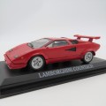 DelPrado 1985 Lamborghini Countach die-cast model car - Mirrors missing - Scale 1/43