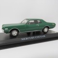 DelPrado 1968 Mercury Cougar die-cast model car - Scale 1/43 - No mirrors