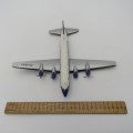 SOUTH AFRICAN AIRWAYS DOUGLAS DC-4 LEBOMBO PLASTIC MODEL PLANE - MISSING PROP