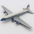 SOUTH AFRICAN AIRWAYS DOUGLAS DC-4 LEBOMBO PLASTIC MODEL PLANE - MISSING PROP