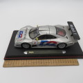 Maisto Mercedes-Benz CLK-GTR racing model car - # Schneider/Webber - mirror repaired - Scale 1/18