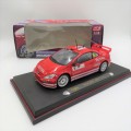 Maisto Peugeot 307 WRC model car #5 Gronholm - Scale 1/18 in box