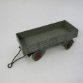 Meccano Ltd Dinky Toys #428 farm trailer - tyres damaged