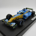 Hot Wheels Formula 1 Renault R26 racing model car - #2 Giancarlo Fisichella - scale 1/18 in box