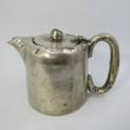 Vintage SA Railways Walker and Hall silver plated tea pot marked SAS/SAR - well used